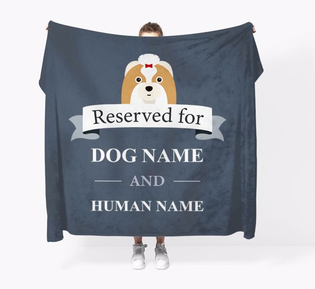 Reserved For: Personalised {breedFullName} Throw Blanket